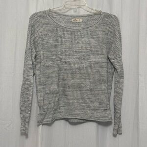 Grey Hollister long sleeved thermal top
